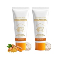 Turmeric Vitamin C Face Exfoliating Gel, Removing Dead Skin Cells and Impurities, Achieve a Smooth, 