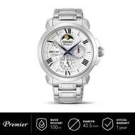 New Jam Tangan Pria Seiko Premier Kinetic Direct Drive Moon White