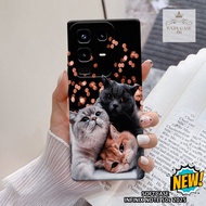 HP Infinix Note 50s Case - Rajacase - Infinix Note 50s casing - Cats case Motif - Cellphone protecto