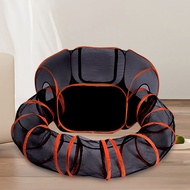TUNNEL CAT TUNNEL แบบพับเก็บได้กลางแจ้ง TOY ขนาดใหญ่พกพาแมว