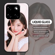 Tempered Glass case For XiaoMi 11 12 Lite 5G 14 cellphone case Yujin IVE Korea HP Casing Custom cove