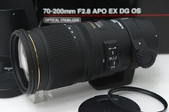 Sigma APO 70-200mm F2.8 EX DG OS HSM 適用於佳能 EF 卡口 γH2984-2R7