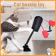 Vip Strong Suction Cup Toy Interactive Cat Boxing Gloves Toy with Suction Cup Fun Kitten Punching Ba
