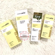 COSMODERM Vitamin E Renewal 3000iu / Revitalizising Moisturiser 1000iu / Light Treatment Oil 15000iu