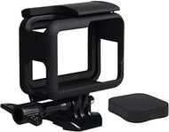 Harwerrel Frame Mount Housing Case with Lens Cover for GoPro Hero7 Hero 2018 Hero6 Hero5 Black Action Camera
