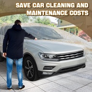 Single Use Clear Plastic Vehicle Cover  UV Resistant Waterproof Sun Protective  All Purpose Easy To 