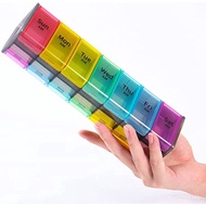 【uon3vtyu92.my   925旗舰店】 Extra Large Weekly Pill Organizer -  Times a Day Pill Box Case, AM PM Pill 