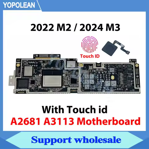 Original Laptop A2681 Motherboard For Macbook Air Retina 13.6" M2 M3 A3113 A2681 Logic Board 8G 256G