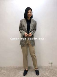 全新轉賣正韓candy box挺料顯瘦修長西裝褲 卡其（rei shop appleshop Sammy style 1025 korea )