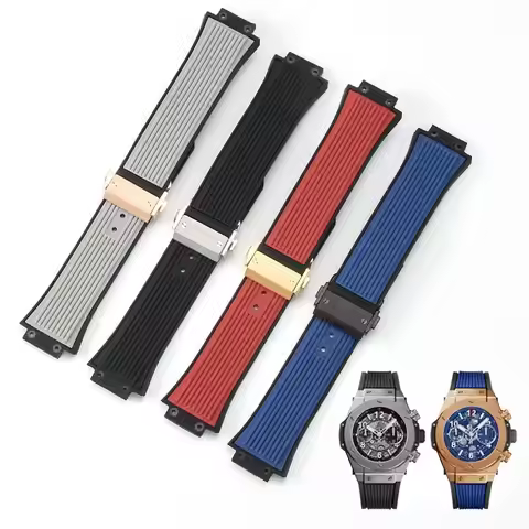 Suitable for HUBLOT Hengbao Watch Strap, Hublot Big Bang Classic Fusion, Big Bang Tattoo Silicone Wa