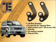 Tank Engineering 4x4 Toyota Tamaraw Revo 1" LIFT Rear Leaf Spring Heavy Duty Extended Comfort Shackl