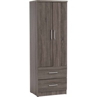 Furniture Direct DUBLIN 2 Door 2 Drawer Wardrobe-Oak