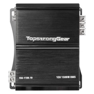 TOPSTRONGGEAR 1 Ohm 1500 Watts Class D Full Range Mono Block Amplifier, 1/2/4 Ohm Stable, Remote Sub