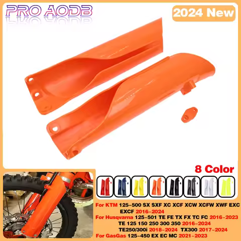 For Husqvarna 125 150 250 300 350 450 501 TE FE TX FX TC FC 2016-2023 Protector Guard Front Shock Ab