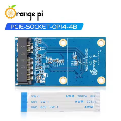 Orange Pi 4 And Orange Pi 4B Expansion Board PCIE Socket Special Interface Board Demo Development Bo