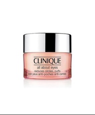 💗免順豐運費💗Clinique All About Eyes Dark Circles and Puffiness 倩碧眼部護理水凝霜（水磁場眼霜）全效修護眼霜 15ml
Clinique 全效修護