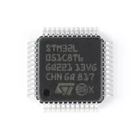 Genuine Original STM32L051C8T6, LQFP‑48 Package, ARM Cortex‑M0+ Core 32‑Bit Microcontroller MCU Chip