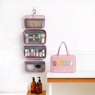 Large Hanging Hook Toiletry Bag Waterproof Folding Handbag Travel Makeup Cosmetic Razor Storage Bag 