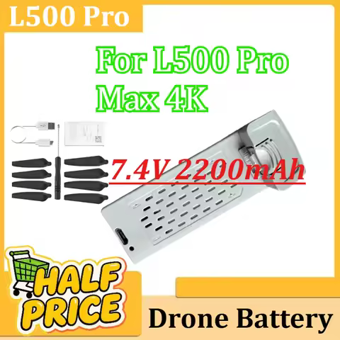 For L500 Pro/Max 4K Professional Drone Battery Accessories Parts L500 Pro Battery 7.4V 2200mAh