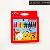 Stabilo Yippy-Wax Crayon 12colour