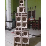 Box speaker SPL 4 inch sub. tebal triplek 8-9mm