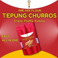 HOLA CHURROS PRE-MIX Flour Recipe Tepung Churros (TANPA TELUR) Easy All In One 150g x 2 Packs , Crip