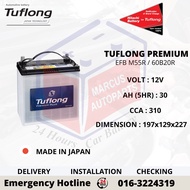 TUFLONG PREMIUM PLUS EFB M55R | 60B20R AUTOMOTIVE CAR BATTERY