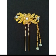 ALPACA HAIRPICK ALPACA HAIRPIECE FLOWERPIECE HAIRPIECE