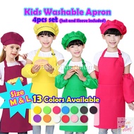 Pretend Play Costumes Role Play Dress Up For Kid’s Cooking Apron Chef Hat Sleeve Set Early Custom Na