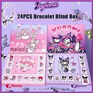JOYLAND 24PCS Kuromi Bracelet Beaded Blind Box Toy DIY Beaded Material Necklace Sanrio Blind Box