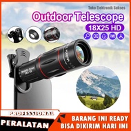 TOP PRODUK Kamera Apexel 18x25 / 2 in 1 Lensa Kamera Jernih untuk HP Smartphone Super Zoom Telephoto