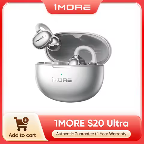 1MORE S20 Ultra Open-Ear Earbuds Bluetooth 6.0 Hi-Res LDAC 360° Spatial Audio ENC AI Translation IPX