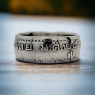 泰國錢幣戒指 1 泰銖 1962，泰國男款戒指 泰銖，泰國男款戒指