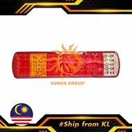 SCANIA VOLVO MAN DAF IVECO SMD 81 LED TAIL LAMP 24V WIRE TYPE Auto Lori Aksesori