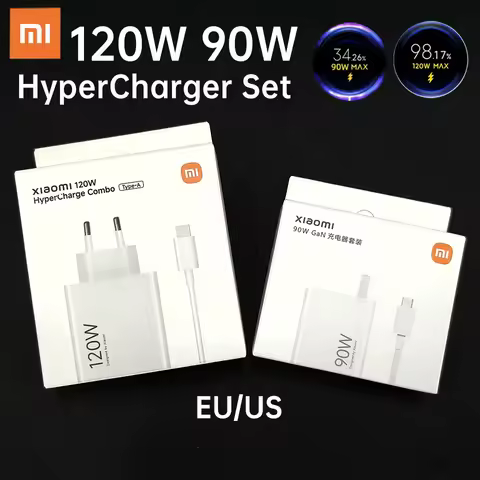 Xiaomi 120W 90W Charger Turbo Hypercharge Cable Power Adapter Chargeur Xiao Mi 17 15 14 T Pro + Redm