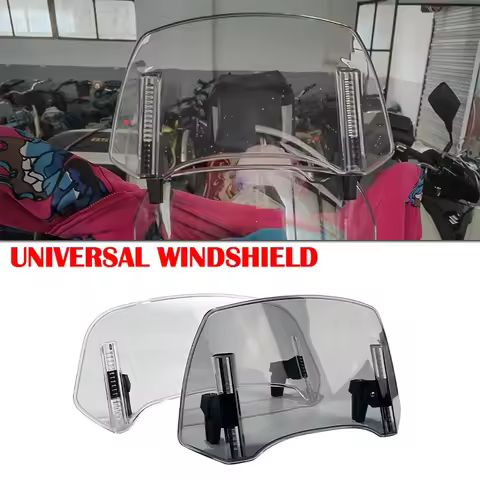 Adjustable Extension Windscreen Windshield Spoiler Deflector For Honda Africa Twin XRV 650 XRV750T X