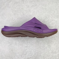 Hoka One One Ora Recovery Slide Unisex Water Sandals Purple Brown