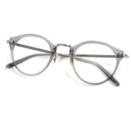 狀況極佳：Oliver Peoples OV5184 1132 眼鏡，淨CLEAR灰色和銀色，47x24，142mm，帶度數，含盒子和眼鏡盒，意大利​​製造。
