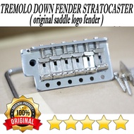 Tremolo down fender stratocaster original saddle logo fender