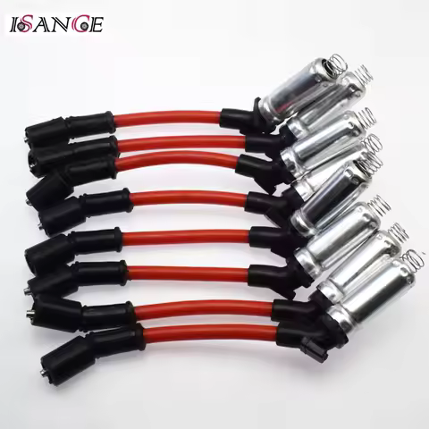 8 Pcs Spark Plug Wire Cables For Chevrolet GMC Buick LS1 Silverado Suburban Tahoe Sierra Yukon C,K C