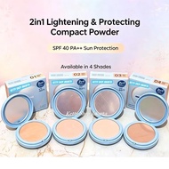 Compact Powder Glass two way cake WARDAH Lightening Foundation 2in1 Compact Powder 12g SPF 40 PA++++