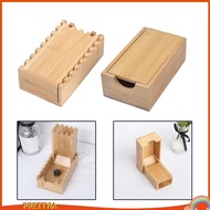 [PrettyiaSG] Bamboo Dice Handcrafted Wood Die Roller Castle Storage Dice Rolling Tray Wooden Rolling