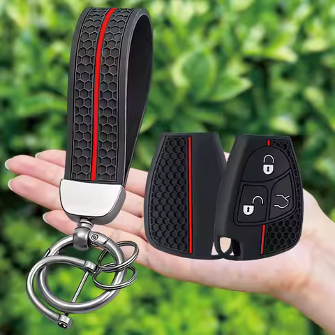 Keychain Car Key Case Key Cover For Mercedes-Benz W211 W202 W210 W208 W203 W245 B Class V180 CL55 CL