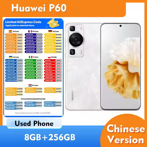 Huawei P60 SmartPhone HarmonyOS Screen 6.67 inches 2700x1220px 4815mAh 4G Used Phone