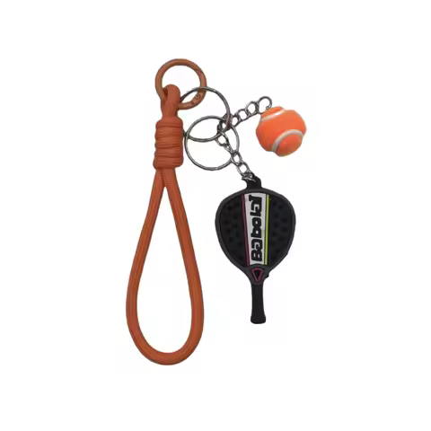 Babolat Tennis Keychain,Mini Racket and Tennis Pendant,Eye-Catching Design,Perfect for Tennis Enthus