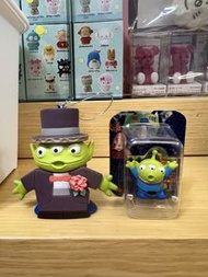 Pixar Disney Christmas 外星人 微型 迷你模型 Yujin 扭蛋 Toy Story Alien Aliens 盲抽 盲盒 玩具總動員 反斗奇兵 三眼仔 擺設 聖誕節 聖誕樹 裝