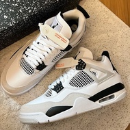 Wholesale aj4 White Cement Shoes White Thunder Male Black Red Joe 4 White Cement Electric Mother Bas