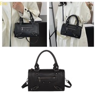 Eon Women  Handle Bag Retro Shoulder Bag Crossbody Bag Vintage Handbag Biker Bag