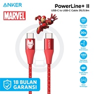 Anker X Marvel Powerline Charger Cable+ II Type C to C 3A 60W A9547 -