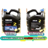 Yamaha Yamalube 2T Oil Genuine Oil 2-Stroke Outboard Motor 2T Boat 4 Litre